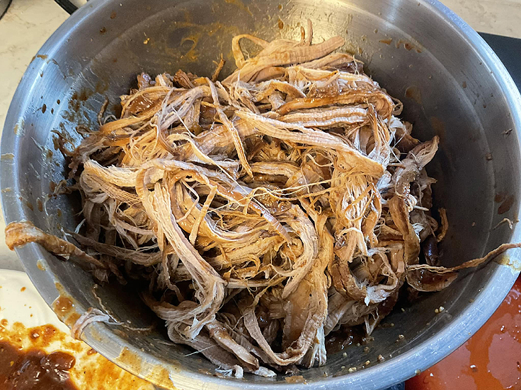 Porc effiloché