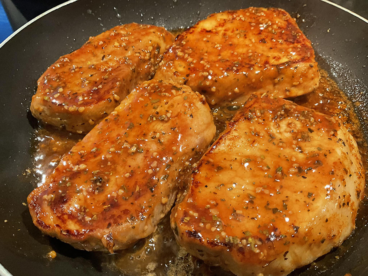 Porc au miel et à l’ail