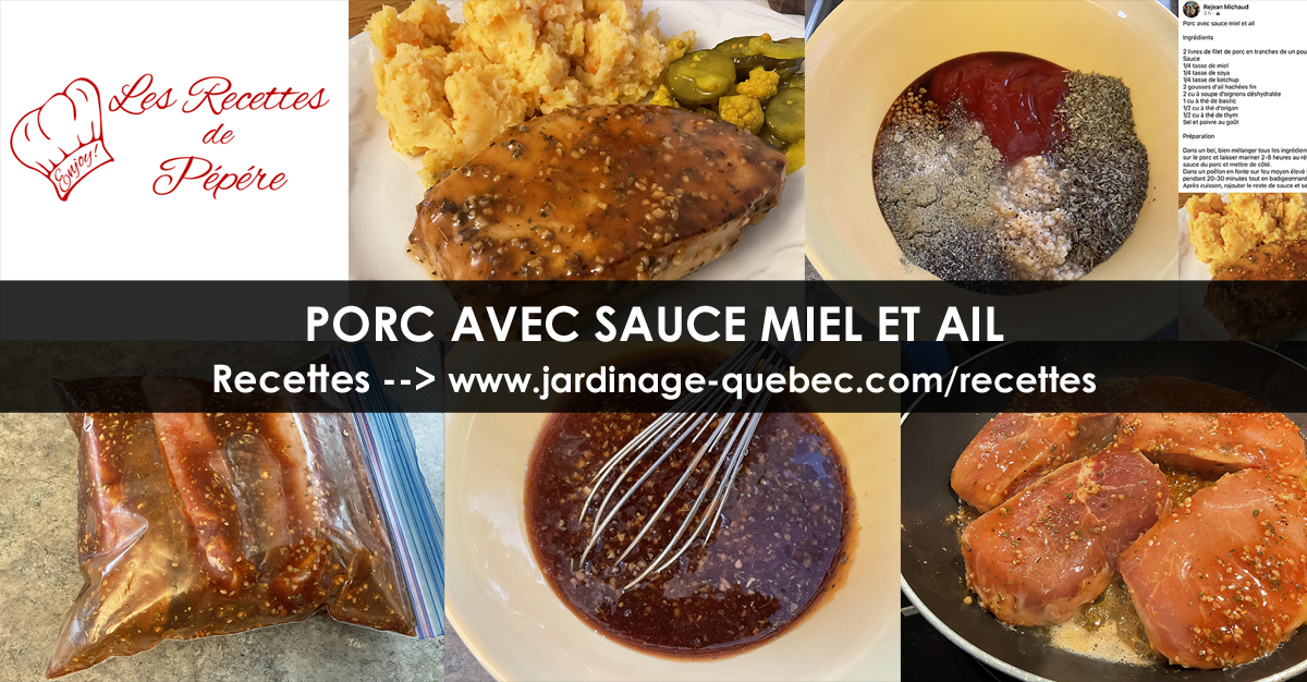 Porc au miel et à l’ail