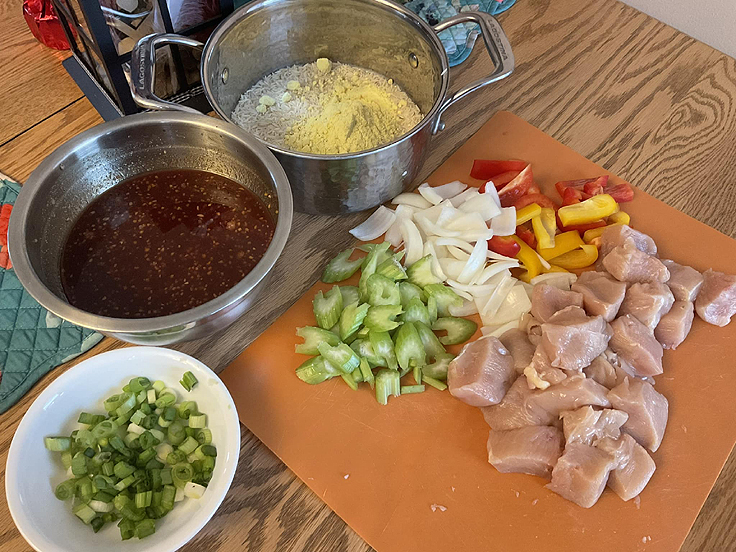 Poulet bourbon