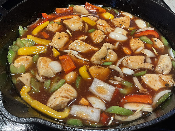 Poulet bourbon