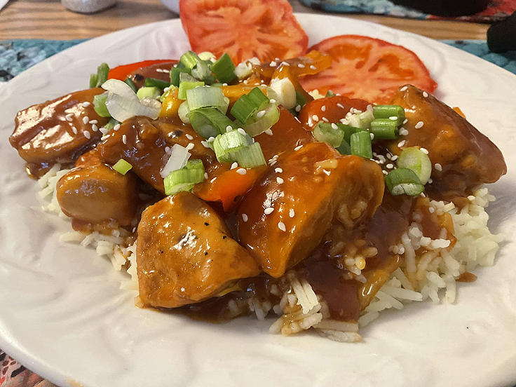 Poulet bourbon