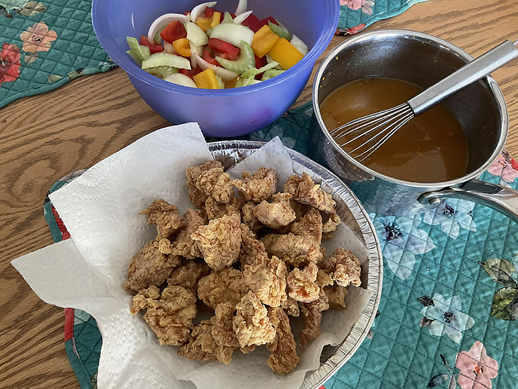Poulet asiatique à l’orange - Recette