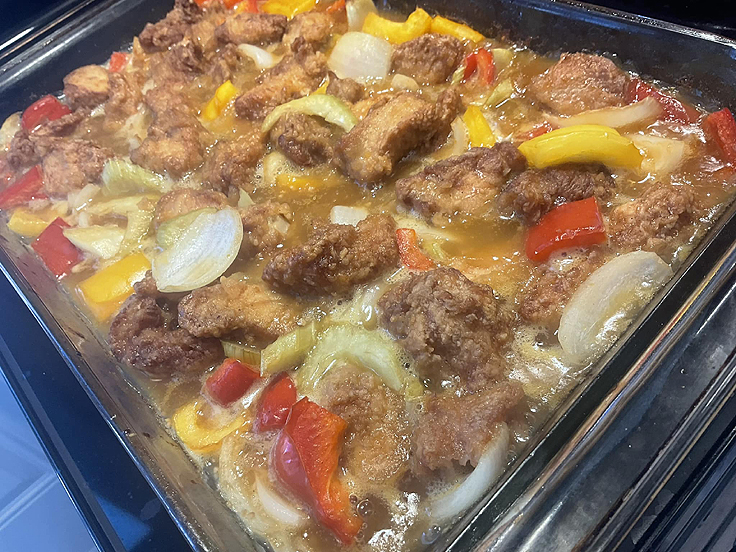 Poulet asiatique à l’orange - Recette