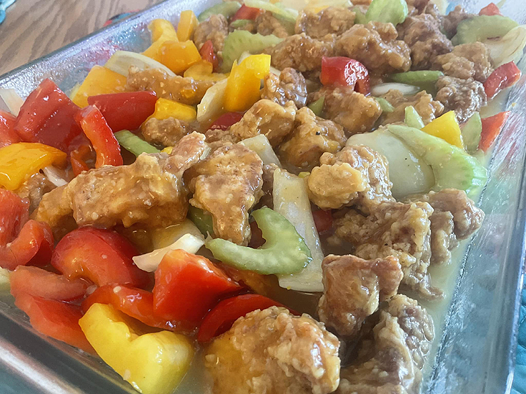Poulet asiatique à l’orange - Recette