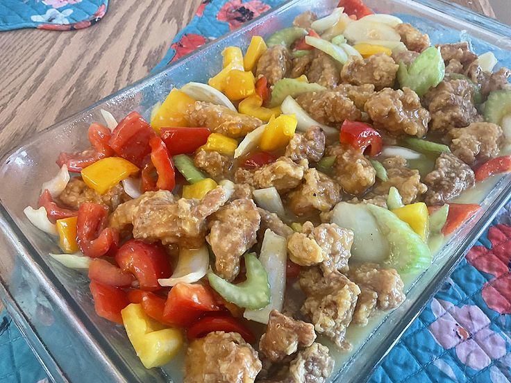 Poulet asiatique à l’orange - Recette