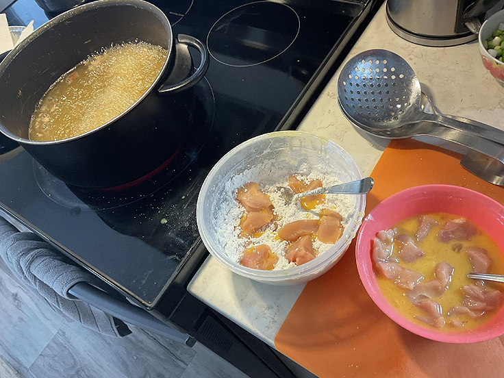 Poulet asiatique à l’orange