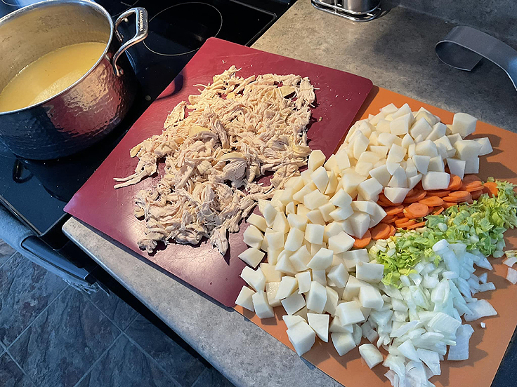 Recette de Ragoût au poulet