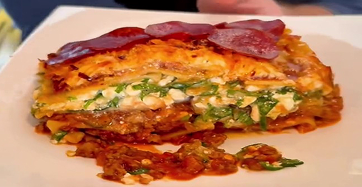 Recette de lasagne maison décadente au bacon et fromage
