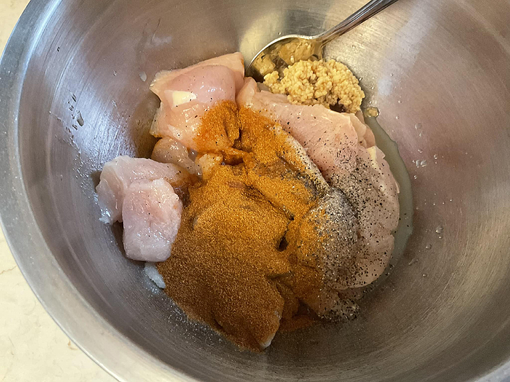 Recette de Riz frit au poulet