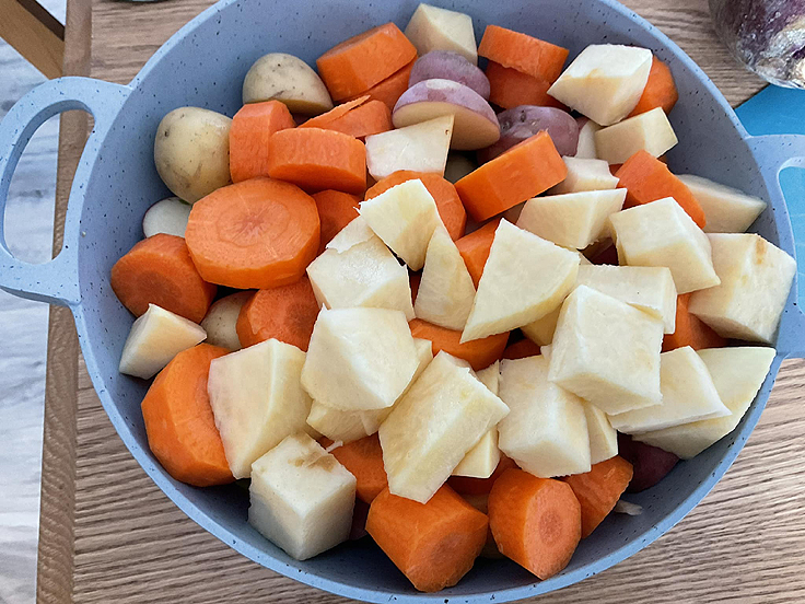 Rôti de longe de porc dans sa sauce