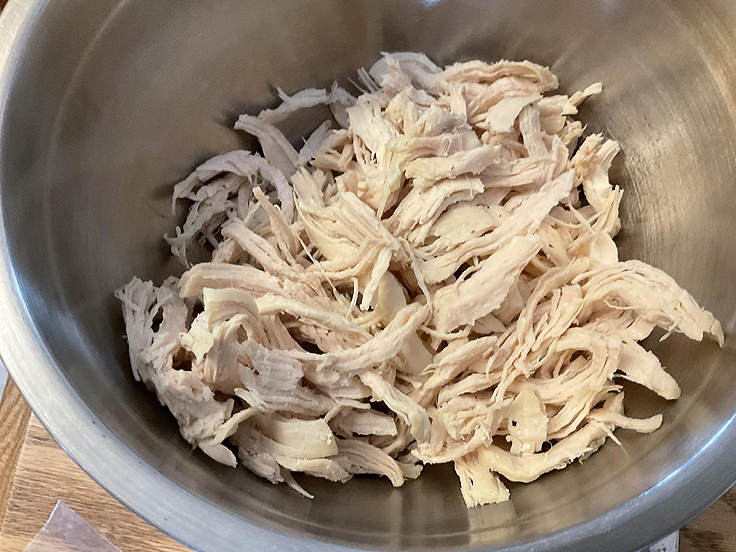 Recette de Salade canneberges pacanes et poulet