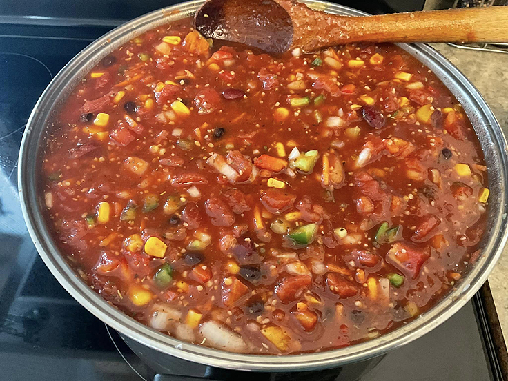 Recette de Salsa haricots noirs