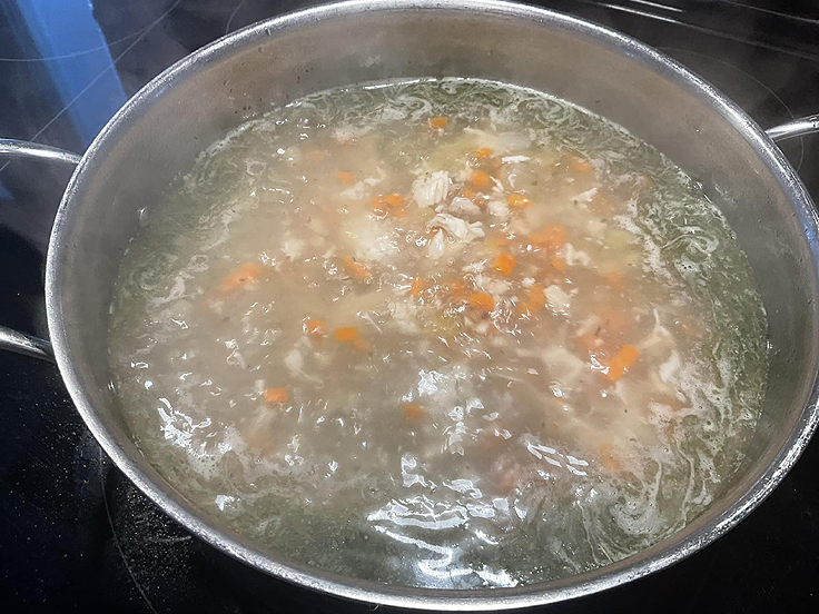 Recette de Soupe au poulet et au riz