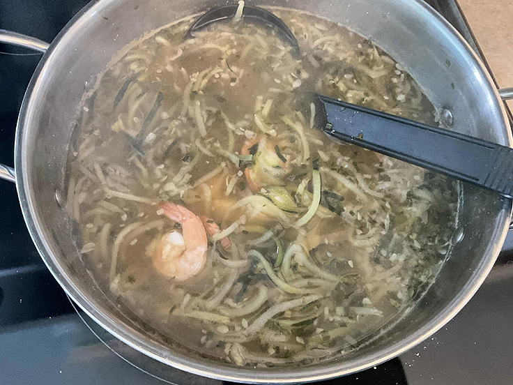 Recette de Soupe Thaï Crevettes