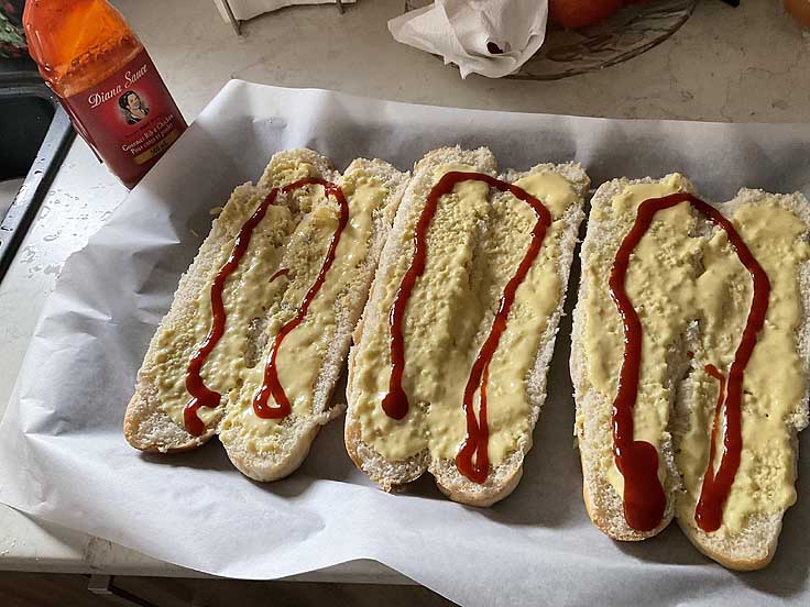 Sous-marin au bœuf de fondue