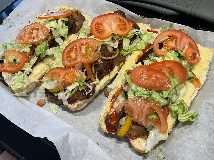 Sous-marin au bœuf de fondue