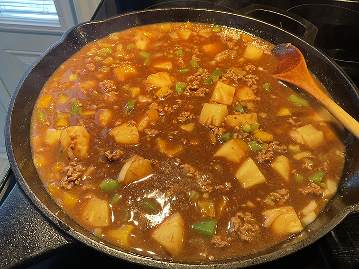 Recette de Spaghetti hawaïen