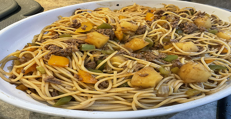 Recette de Spaghetti hawaïen