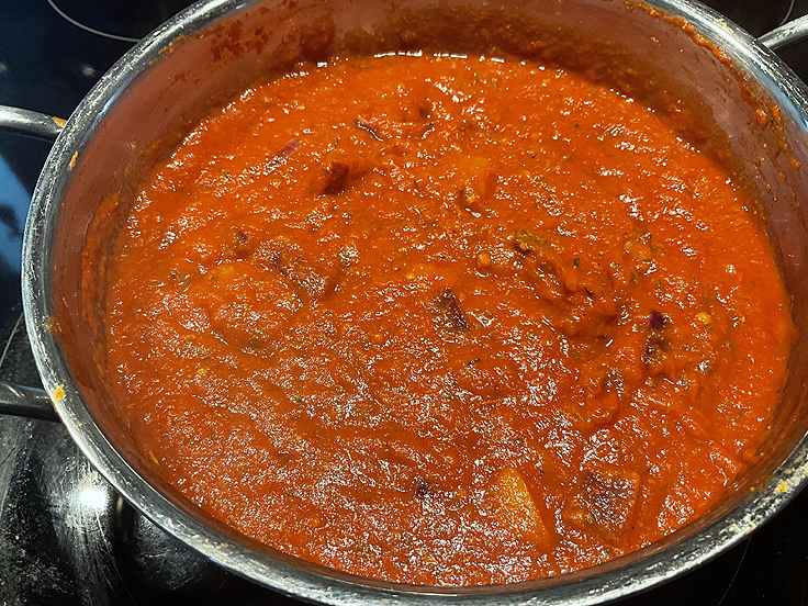 Recette de Spaghetti sauce tomate maison
