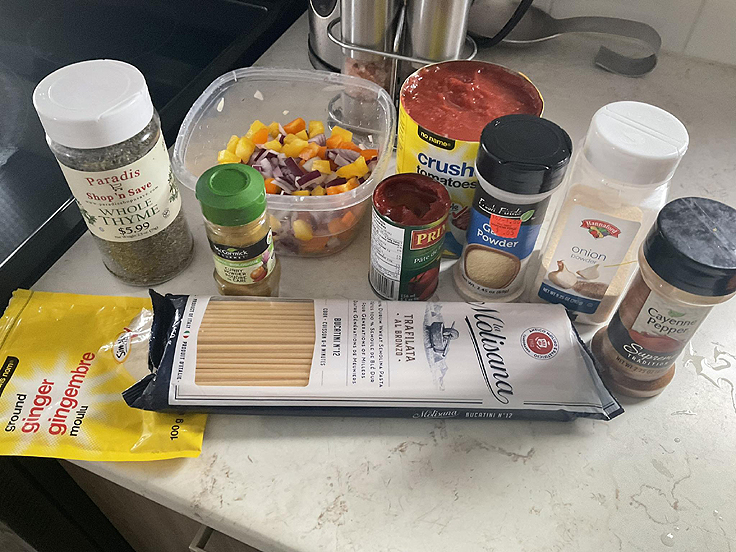 Recette de Spaghetti sauce tomate maison