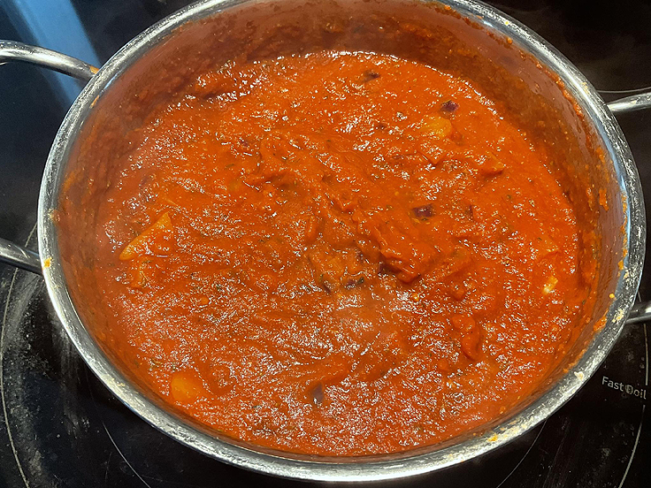 Spaghetti sauce tomate maison