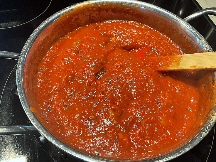 Spaghetti sauce tomate maison
