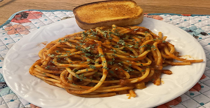 Recette de Spaghetti sauce tomate maison