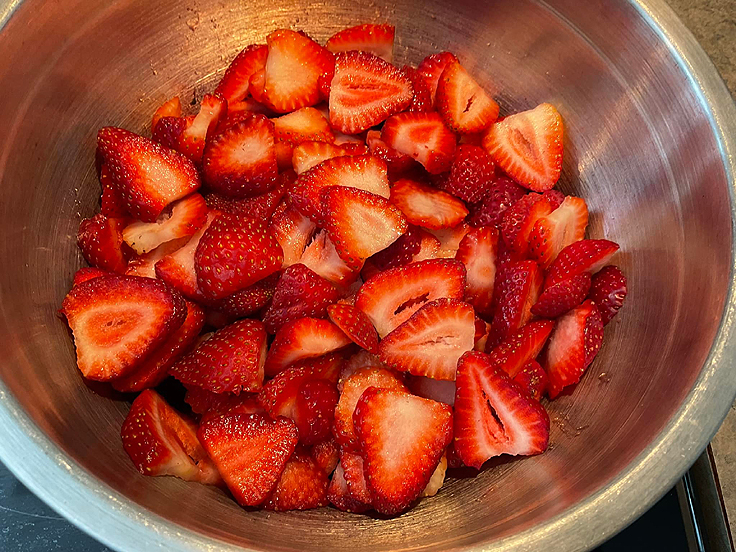 Recette de Tarte aux fraises et Jello