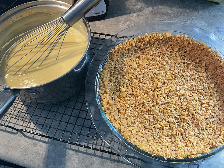 Tarte corn flakes