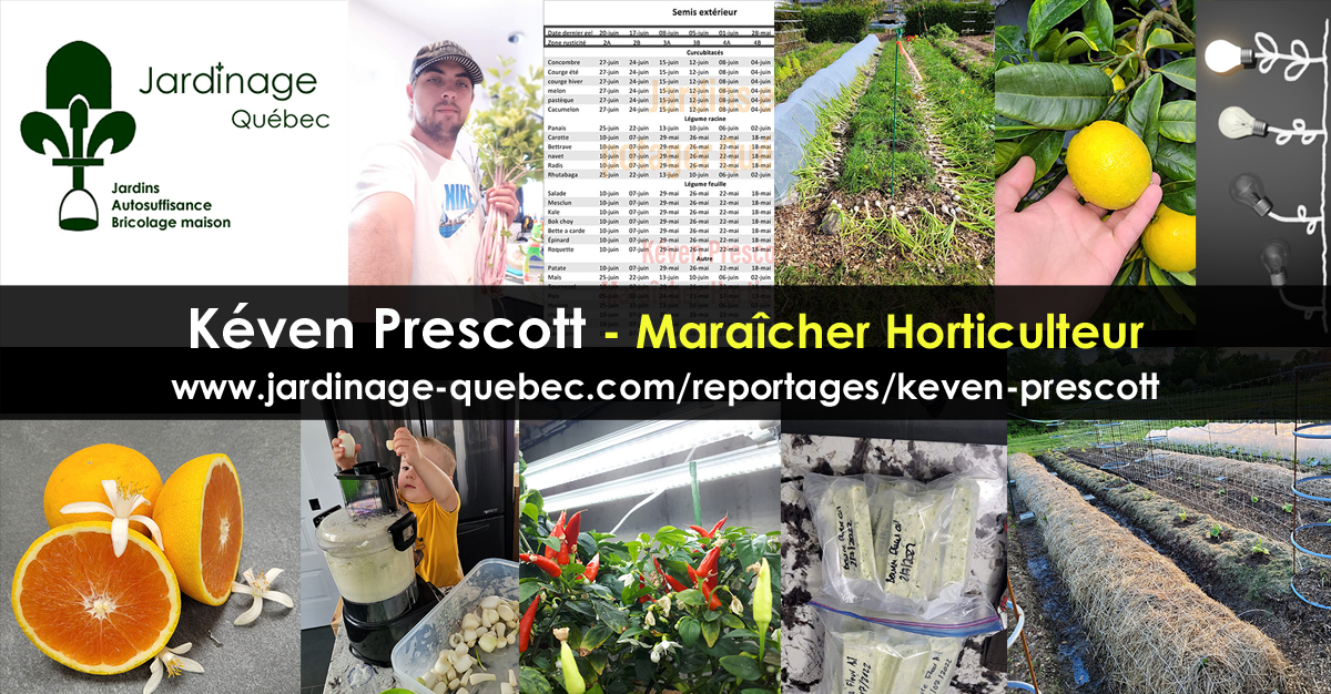 Kéven Prescott - Maraîcher Horticulteur