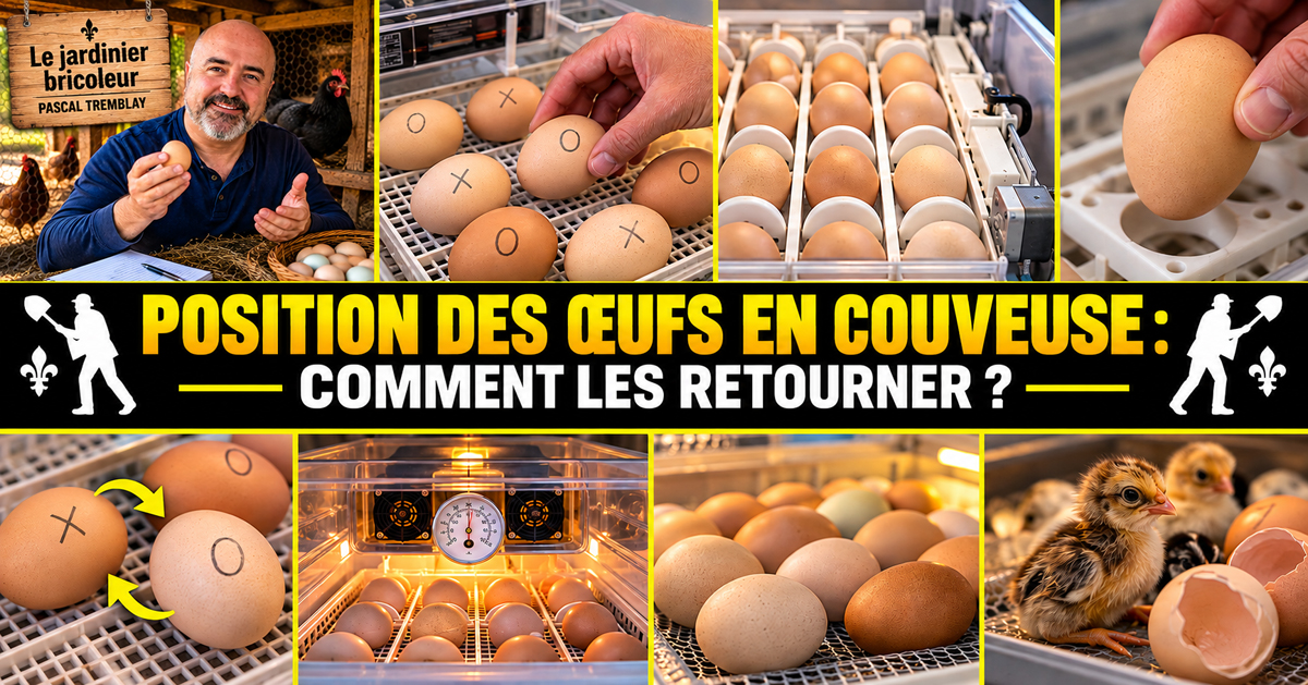 Position des œufs en couveuse : comment les retourner ?