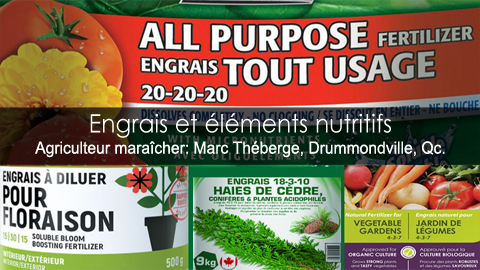 Engrais et éléments nutritifs