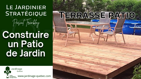 Construire un patio en bois au jardin