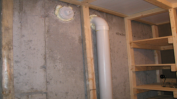 Système de ventilation de la chambre froide positive