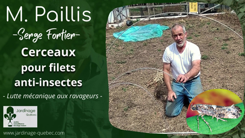 Cerceaux en métal pour filets anti-insectes