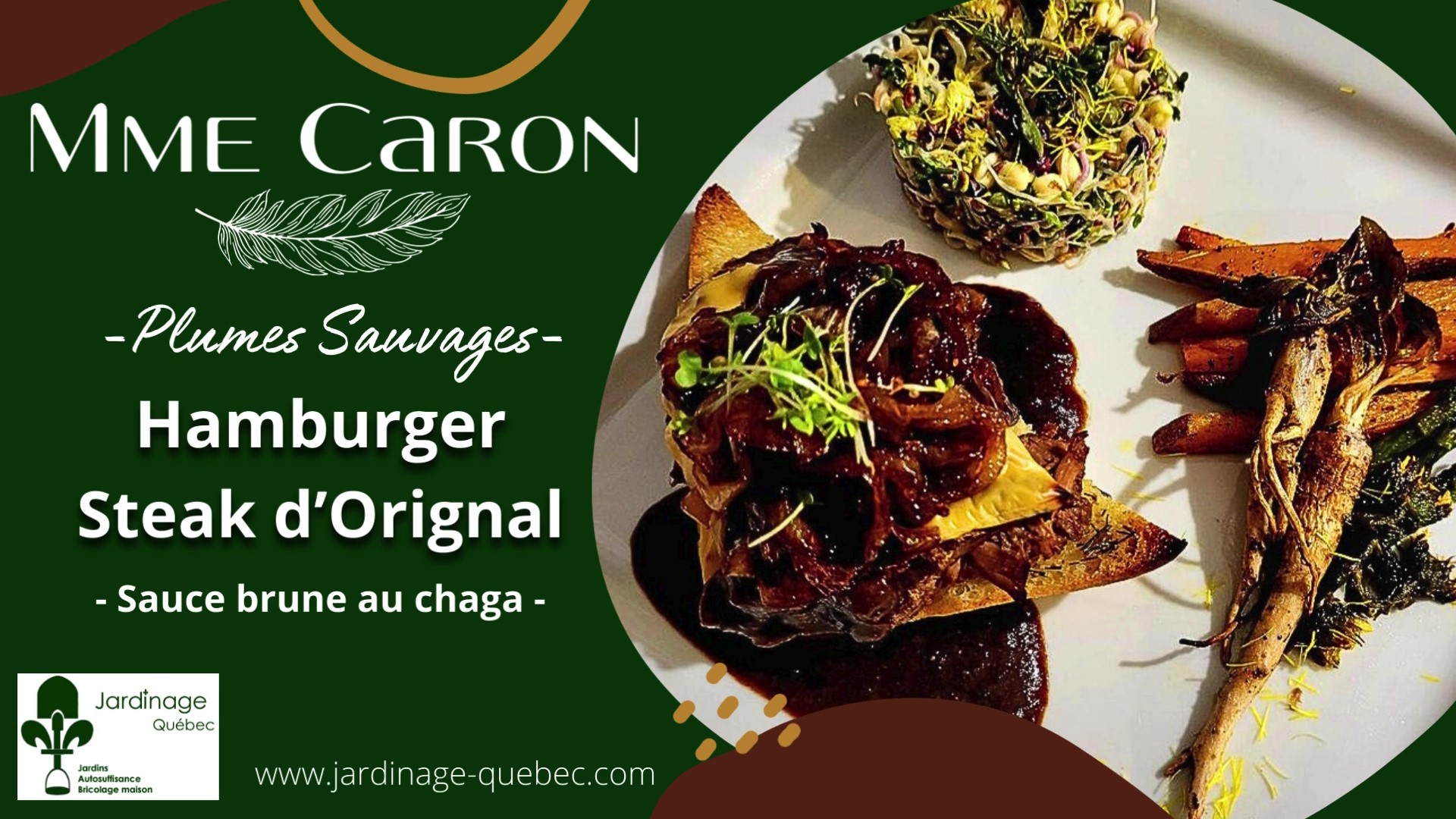 Steak d'orignal - Recettes de Mme Caron