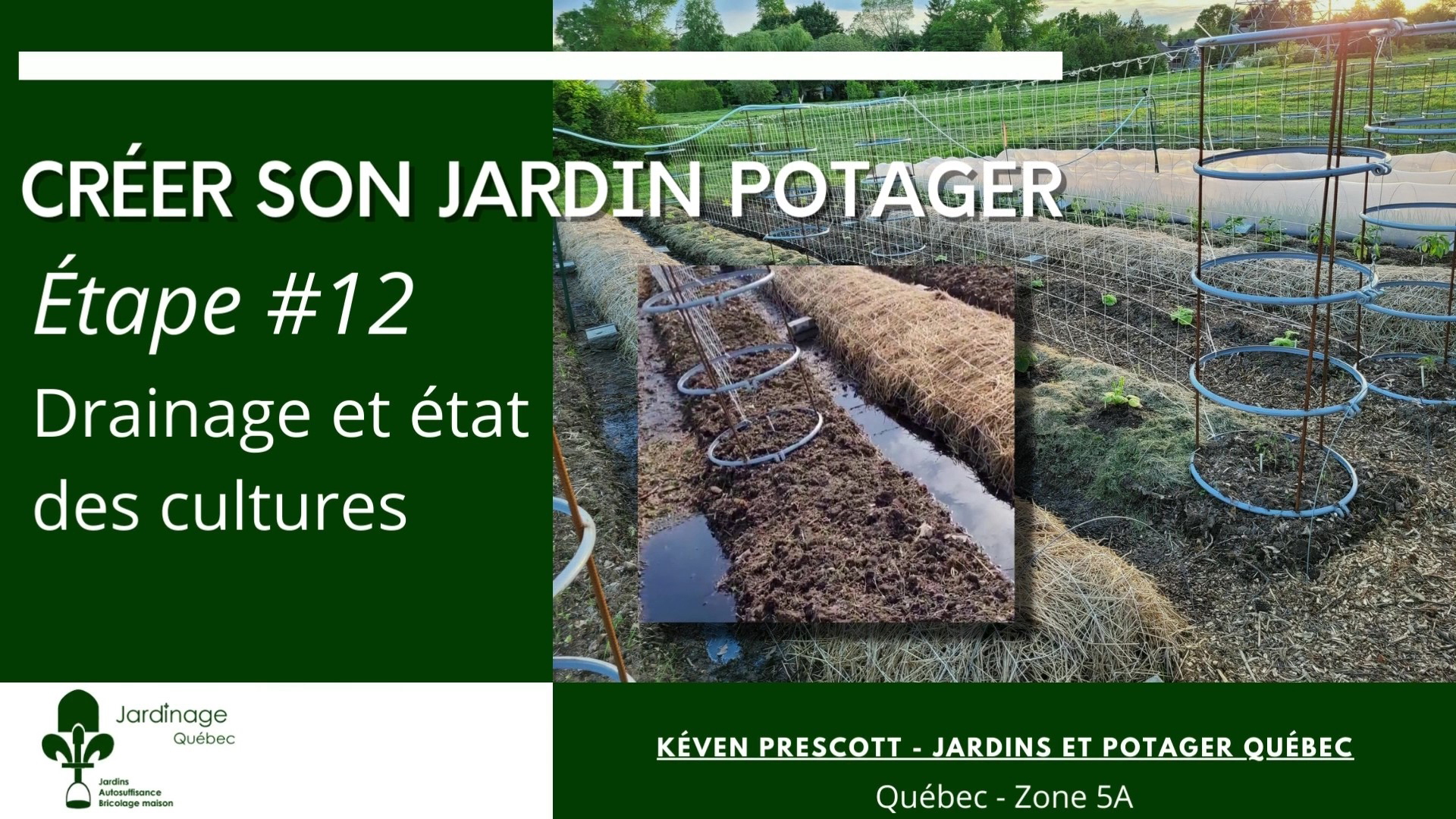 Jardin Potager - Le drainage