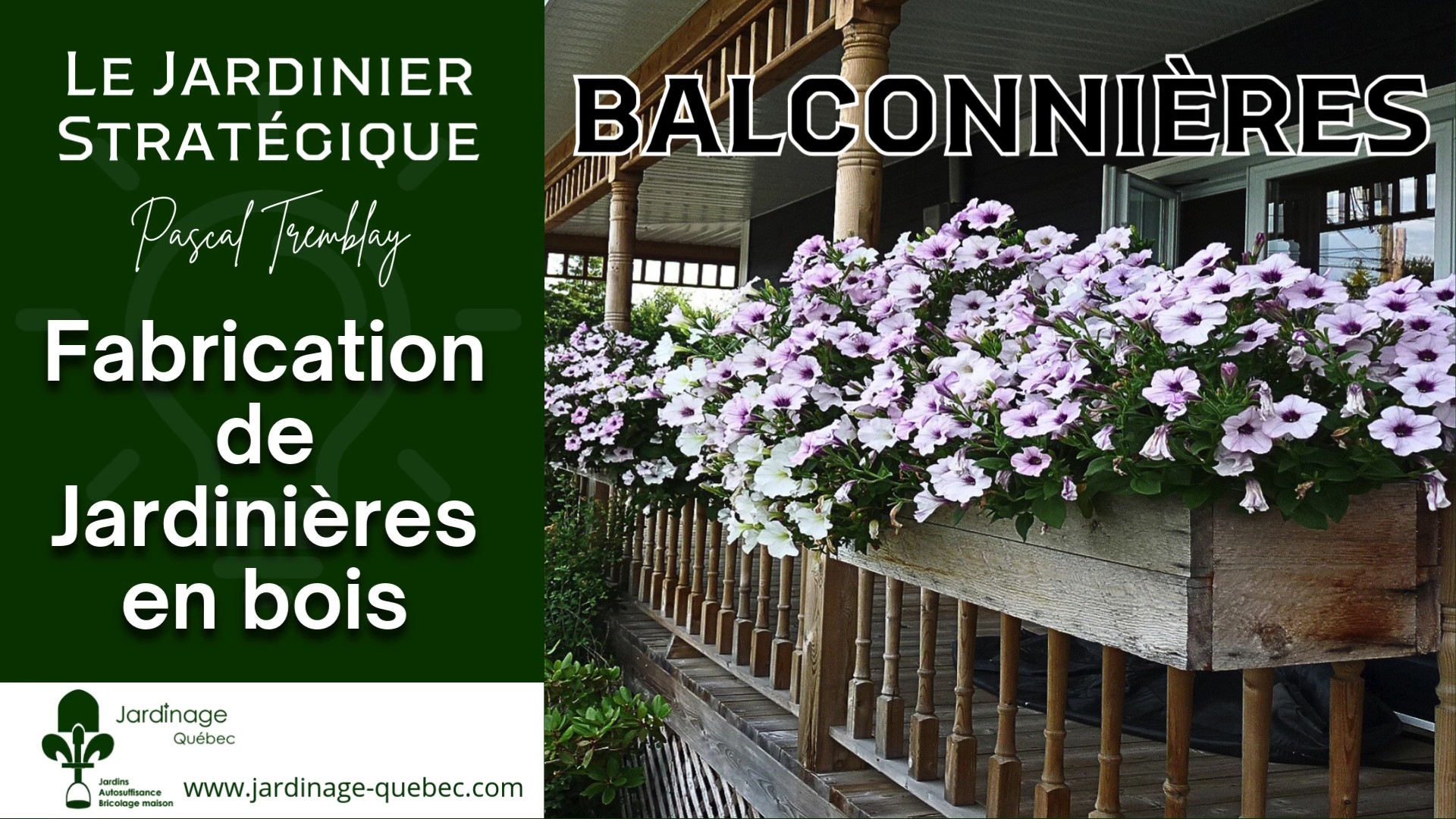 Jardinière en bois