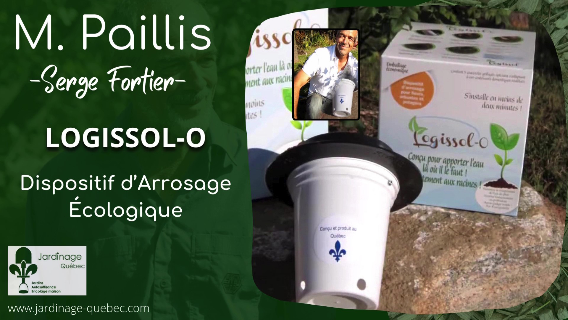 Logissol-0 - Dispositif d'arrosage écologique au jardin - Serge Fortier