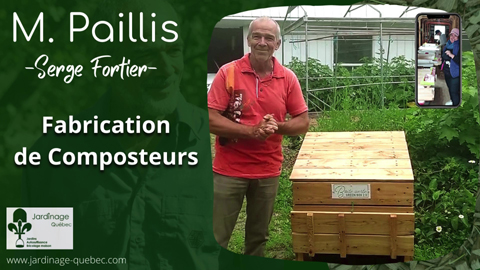 Fabrication de composteurs en bois - Boîte verte